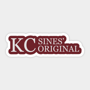 KC sines original Sticker